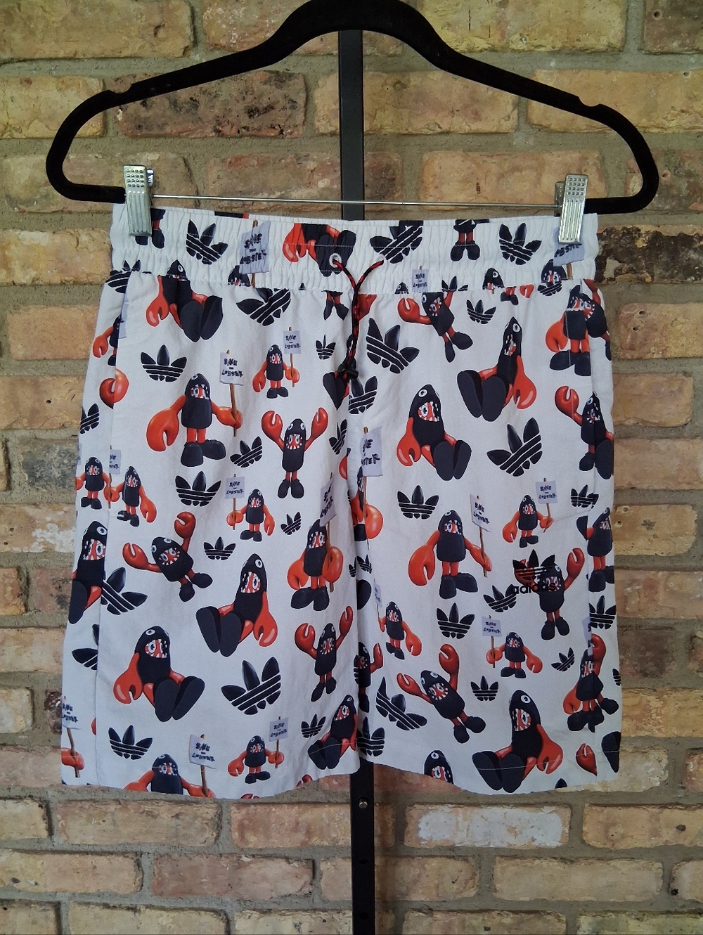 Adidas X Philip Colbert PRIMEGREEN (SAVE THE LOBSTER) Shorts Size S